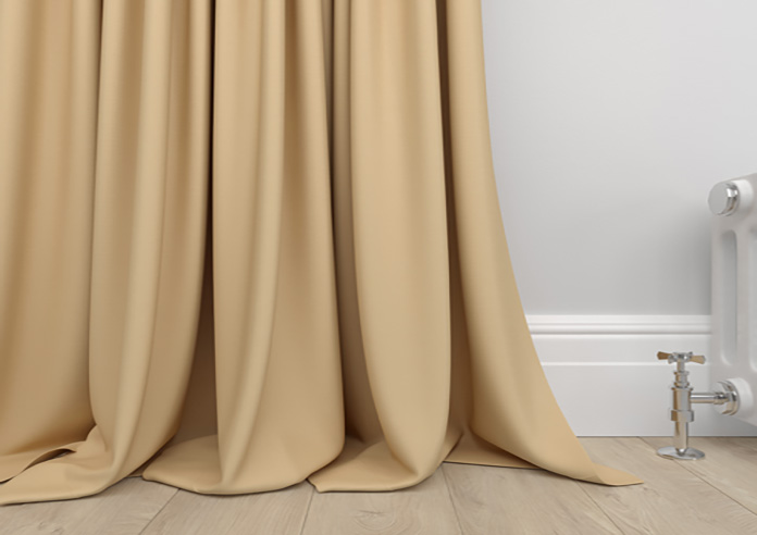 Kyoto Faux Silk, Natural - Made to Measure Curtains - Image 6